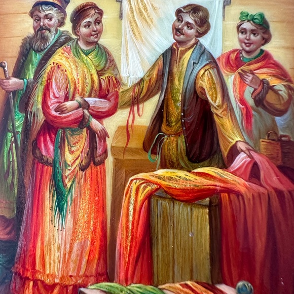 🔥Host Pick🌷 Rare: Russian miniature lacquer box, hand painted and numbered - Picture 2 of 8